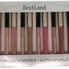 12 Pcs Liquid Lipstick Lipliner Set Nude Lipliner Matte Lipstick Long Lasting Non-Fading Waterproof Lip Glosses Makeup Set Gift For Women (Set C)