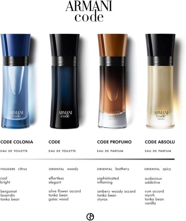 Armani Code by Giorgio Armani Eau de Parfum For Women 75ml
