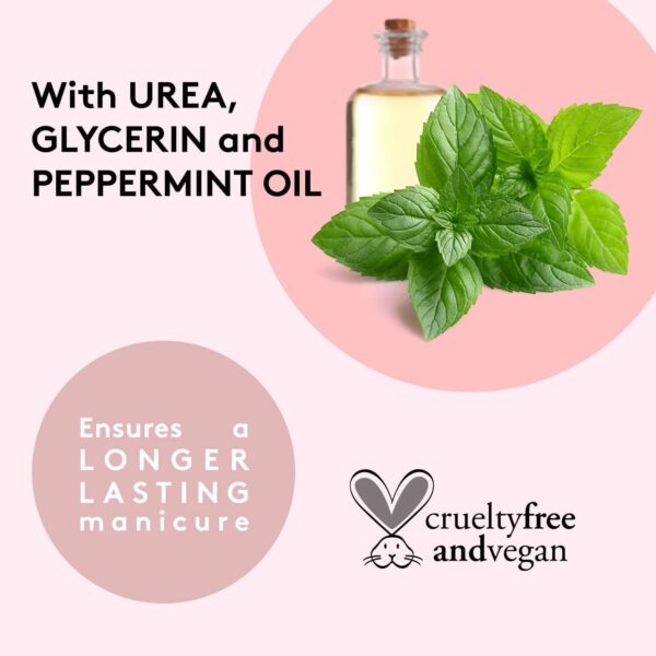 Mylee Cuticle Remover Gel with Peppermint Oil 50ml - Softens and Moisturises Cuticles, Removes Dead Skin