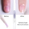 Cuticle Oil Pen for Nail Care,8PCS Nail Oil Pen with Natural Ingredients Revitalize Pen Gel Manicure Pedicure nail art Treatment (Mix)