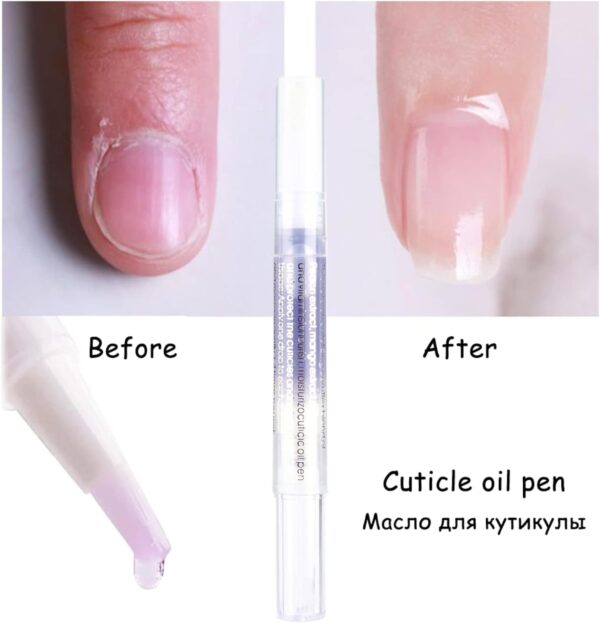 Cuticle Oil Pen for Nail Care,8PCS Nail Oil Pen with Natural Ingredients Revitalize Pen Gel Manicure Pedicure nail art Treatment (Mix)