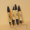 Microblading Pencil with 4 Fine Microfork Tips - Long-Lasting Waterproof, Smudge-Proof Eyebrow Shaping Tool for Natural Eyebrow Shaping (Dark Brown)