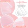 8 Pcs Powder Puffs Cases, Triangle Powder Puff Container Clear Makeup Sponge Protective Container Portable Beauty Blender Holder Reusable Dust-Proof Pocket Cosmetic Puff Box for Travel