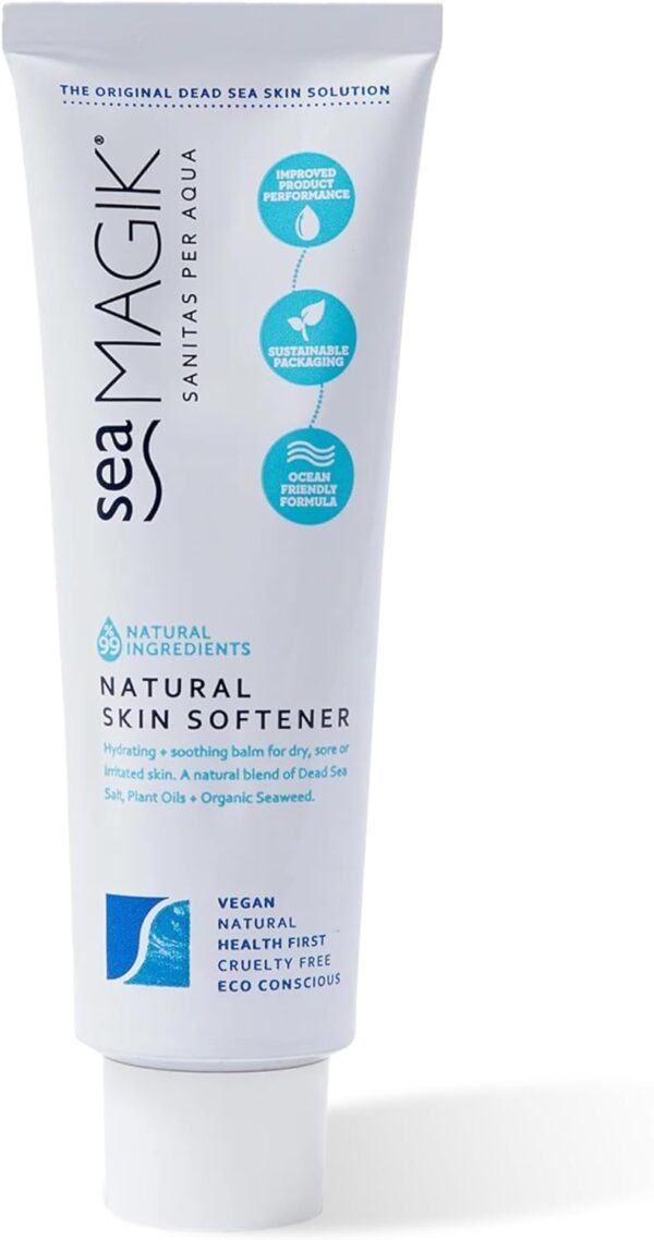 612dO1s-L._AC_SL1500_.jpg Sea Magik - Face and Body Moisturiser for Dry Skin, Itch Relief Cream, Natural Lotion for Eczema and Psoriasis, Hydrating Dead Sea Salt, Vegan, Cruelty Free (75ml)