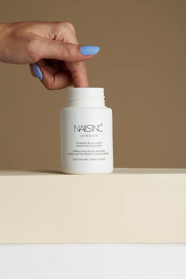 Nails.INC Nourish My Nails 2-Piece Nail Treatment Set – Vitamin C Cuticle Oil & Collagen Nail Polish Remover Pot, Hydrating & Strengthening Nail Care Duo, Vegan & Cruelty-Free Manicure Essentials