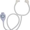 Croydex Freeway Plus Spray - Flexible Tap Shower Attachment for Bath Taps, Controllable Shampoo Spray, 1m Shower Hose for Bath Taps, Compatible with Most Round or Oval Basin Taps, White