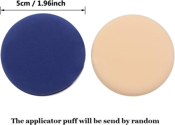 SelfTek Empty Foundation Puff Box Air Cushion Container for DIY BB/CC Cream Liquid Foundation with Mirror and Sponge Puff
