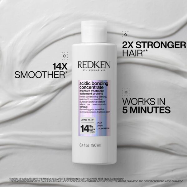 REDKEN Acidic Bonding Concentrate Intensive Pre-Treatment, Repairs Broken Bonds, For Damaged Hair, Bonding Care, 190ml