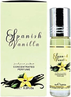 Sapphire’s Choice – Spanish Vanilla Perfume oil, Vanilla Perfume Oil for Women and Men 6ml | Vanilla, Milky and Sweet Fragrance, Spanish Vanilla Perfume oil for Unisex Made in Uae