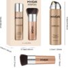KYDA AirBrush Foundation Spray, Silky Foundation Makeup, High Coverage Smooth Creamy Finish, Lasting Lightweight Breathable, Moisturizing Makeup Primer (#118)