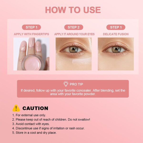 Under Eye Concealer Brightener & Correctors,Instant-Anti Aging Eraser Eye Concealer for Dark Circles,Correcting Eye Brightener, Dark Circles and Blemish Concealer, Korean Makeup