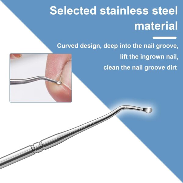 40 Pcs Toenail Correction Patch,Ingrown Toenail Corrector Set,Pain-Free Toenail Straightener Strips with Toenail Lifter,Toenail Correction for Ingrown Toenails for Women Men Foot Care