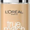 L'Oreal Paris True Match Liquid Foundation, Skincare Infused with Hyaluronic Acid, SPF 16, Available in 40 Shades, 2N Vanilla, 30 ml