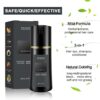 Natural Hair Dye Shampoo, Dye Shampoo 3-in-1, Ammonia & Paraben Free, for Men & Women (Black)