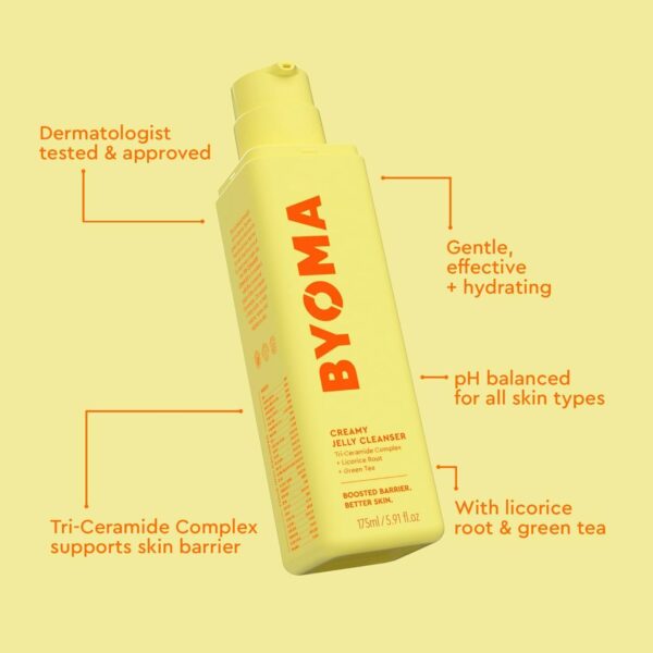 BYOMA Travel Size Creamy Jelly Cleanser, 60ml