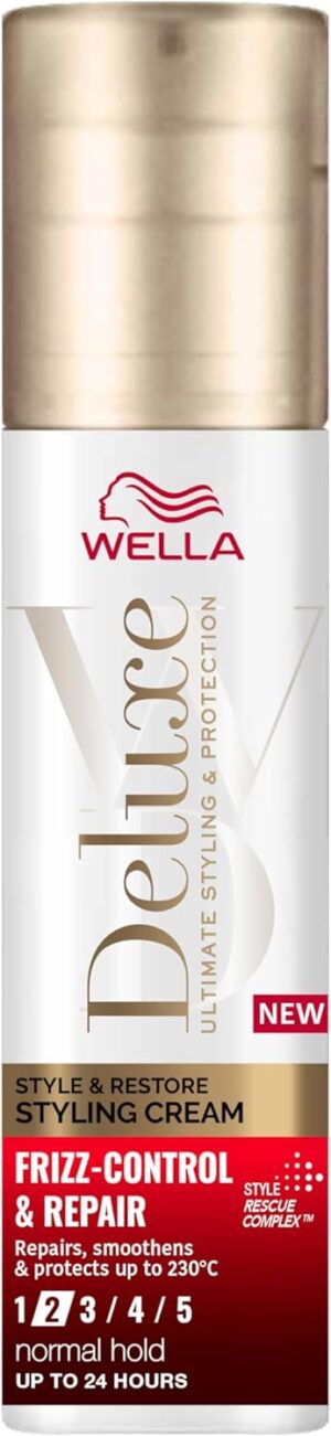Wella Deluxe Frizz Control & Repair Styling Cream, 100ml