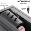 L'ANGE HAIR Le Volume 2-in-1 Titanium Blow Dryer Brush | Hot Air Brush in One with Oval Barrel | Hair Styler for Smooth, Frizz-Free Results for All Hair Types ((Blush - 60mm))