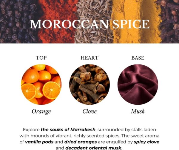 Ashleigh & Burwood | Moroccan Spice Lamp Fragrance | 500 ml | Made in The UK | Spicy and Woody Scent
