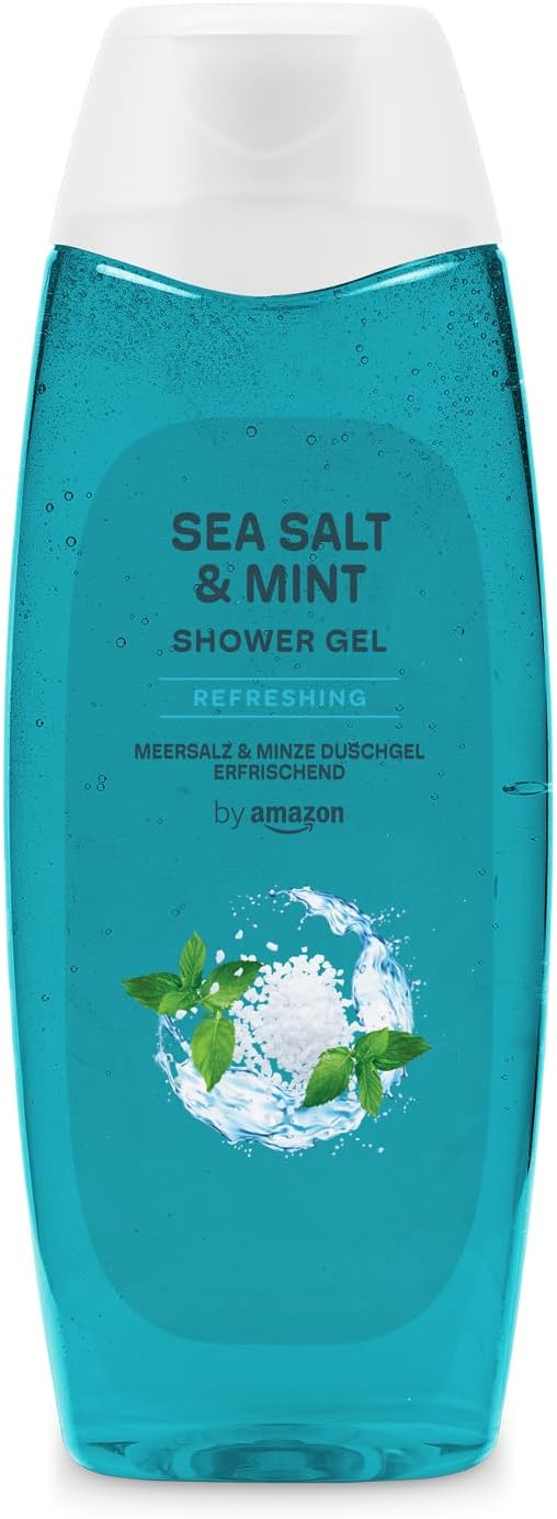 by Amazon Sea Salt & Mint Shower Gel, 2 x 500ml