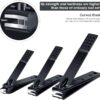 Leipple Manicure Set Professional Pedicure Kit Nail Care Tools - 16 in 1 Stainless Steel Nail Clippers Tools - Grooming Kit with Luxurious Leather Travel Case (Black)