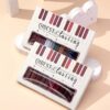 HQDA 12 Colors Matte Liquid Lipstick Set Velvety Lip Gloss Lip Kit Waterproof Long Lasting Wear Durable Nude Lip Gloss Beauty Cosmetics Gift Box Set (Set A), Pack Of 1