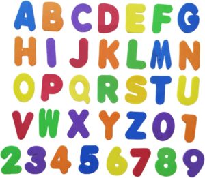 36 Pcs Bath Letters And Numbers, Learn Baby Foam Bath Letters And Numbers, Removable Educational Alphabet Toys, Preschool Children'S Learning Toys, for Bathroom, Baby Shower, Toddlers Kids Toy