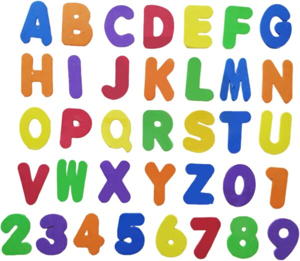 36 Pcs Bath Letters And Numbers, Learn Baby Foam Bath Letters And Numbers, Removable Educational Alphabet Toys, Preschool Children'S Learning Toys, for Bathroom, Baby Shower, Toddlers Kids Toy