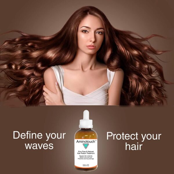 Aminotouch Natural PURE PROTEIN TREATMENT Grow Long Hair, Repair Damage & Split Ends, Strengthen Weak Hair, Collagen Filler Keratin Repair that Works From the Core to the Outer Layers, instant results