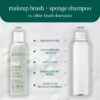 EcoTools Makeup Brush and Sponge Shampoo, Removes Makeup, Dirt, & Impurities From Makeup Brushes & Makeup Blending Sponges, Fragrance-Free, Vegan, & Cruelty-Free, 6 fl.oz./ 177 ml, 1 Count