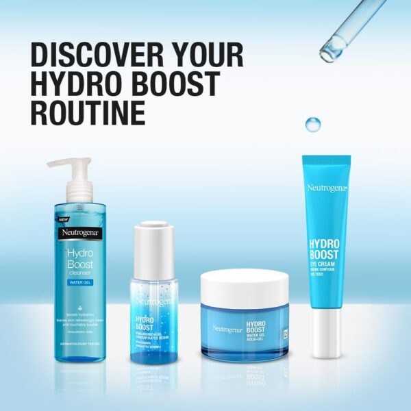 Neutrogena Hydro Boost Water Gel Face Moisturiser, with Hyaluronic Acid for Dry Skin, 50 ml (Pack of 1) Packaging may vary