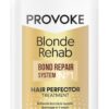 PROVOKE Blonde Rehab N0'1 Hair Perfector Repair Treatment 150ml, Rebuilds Bonds and Repairs Damage in 1 Wash with a Pro Bonding Complex, Keratin and Hyaluronic Acid, for Blonde c hair, off white
