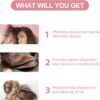 Electric Hair Steamer Cap, Hair Care Hat Heating Cap with 2 Mode Temperature Control, Removable & Washable for Hair Spa Home Thermal - Pink & White