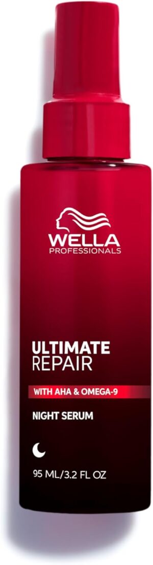 Wella Professionals Ultimate Repair Night Hair Serum – Lightweight Leave-in Hair Serum For All Types of Hair Damage – Hair Repair Treatment & Frizz Control