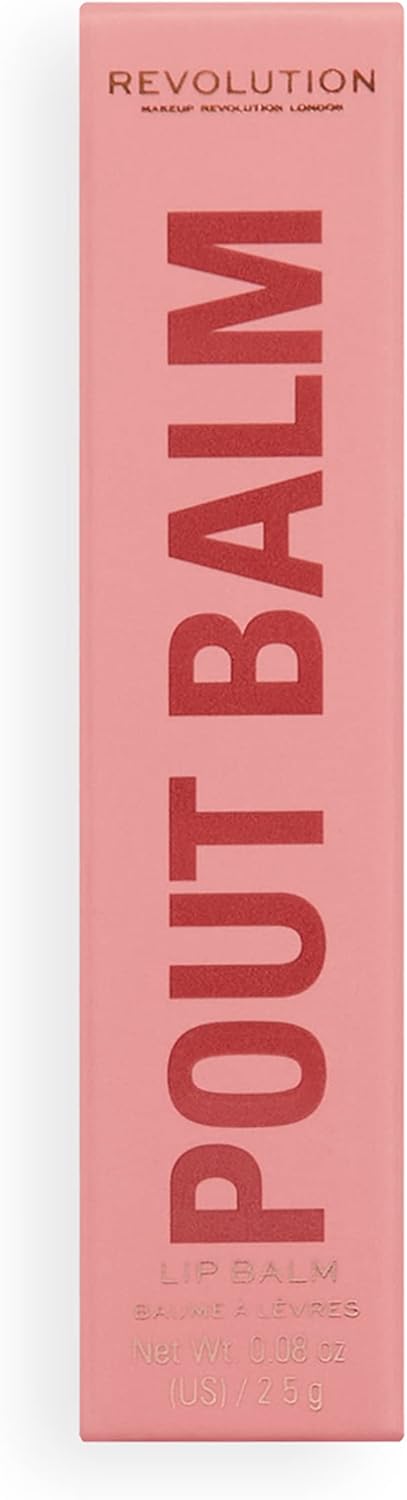 Revolution Beauty London, Pout Balm, Plumping Lip Hydrating, Mocha Shine, 2.5g