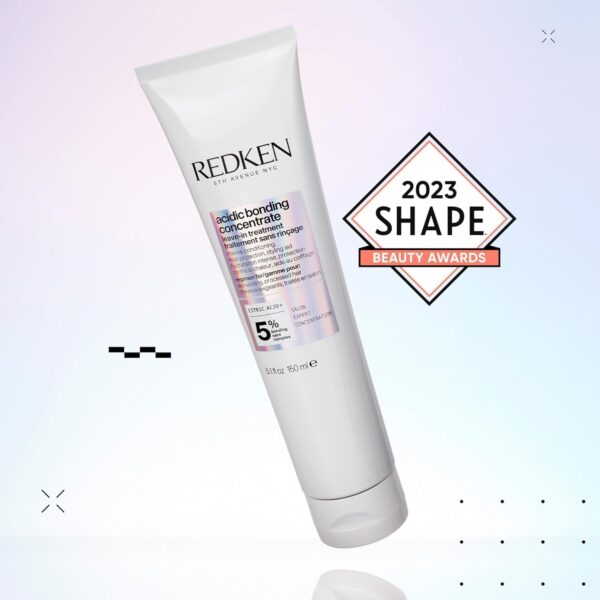 REDKEN Acidic Bonding Concentrate Leave-In Treatment, Bond Repair, Heat Protection, Adds Smoothness, Repairs and Protects, 150 ml