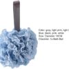 61BBUZQ0d2L._AC_SL1500_.jpg tinysiry Bath Sponge Shower Loofahs, Super Soft Nylon Bath Scrunchies Body Wash Puff Pack, Shower Exfoliating Scrubber Bathroom Supplies (Grey)