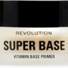 Makeup Revolution, Super Base Vitamin Balm, Hydrating Face Primer, Preps & Plumps Skin, Translucent Formula, Contains Vitamins, 25 ml