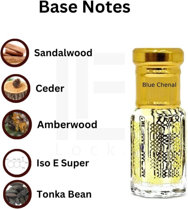 Blue Chenal Perfume Oil- Inspried Alternative Woody Aromatic Fragrance 6ML Roll On Bottle