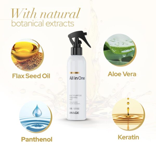 All in One Leave-In – 9-in-1 Multipurpose Finishing Mist for All Hair Types – Hydrates, Nourishes, Repairs, Detangles, Adds Shine, and Provides Heat and Sun Protection – 8.11 Fl Oz (240ml)