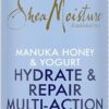 SHEA MOISTURE Manuka Honey & Yoghurt Hydrate & Repair Multi-Action Leave-In Conditioner sulphate and silicone free conditioner for extremely dry, brittle curly hair 237 ml