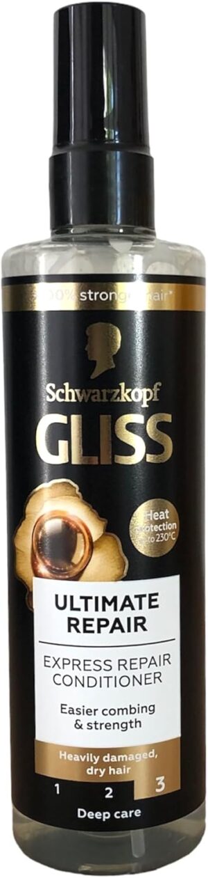 Gliss Express Ultimate Conditioner Spray 200 ml For Very Damaged Hair Schwarzkopf