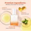 Modelones Nail Care 8 in one Ridge Filling Strengthener Treatment, Nail Polish Strengthener for Damaged and Weak Nails, Nail Hardener Extra Strong and Growth Smoothing Base Coat White Nail 15ml