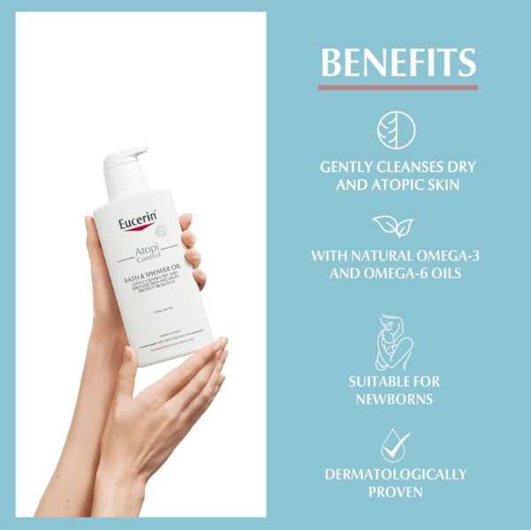 Eucerin AtopiControl Bath and Shower Oil 400ml