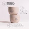 OUAI Travel Kit - Includes Travel Size Leave In Conditioner, Detox Shampoo, Fine to Medium Hair Mask, Scalp & Body Scrub - Travel Size Stocking Stuffers for Women (4 Count)
