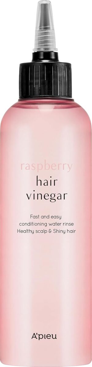 A’PIEU Raspberry Hair Vinegar Rinse 6.76 Fl oz - Scalp Treatment for Balanced pH, Shiny Hair | Korean Hair Care I Clarifies & Encourages Growth | Dandruff & Oil Control