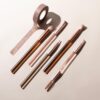 Real Techniques New Nudes Daily Swipe Eye Kit, Makeup Brushes For Eyeshadow, Liner, & Brows, Makeup Tape, For Natural Or Smokey Makeup Look, Synthetic Bristles, Cruelty-Free & Vegan, 7 Piece Set