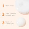 Simple 10% Vitamin C + E + F Booster Serum, Vitamin C serum for Face, Suitable for all Skin Types for Youthful, Glowing Skin 30 ml