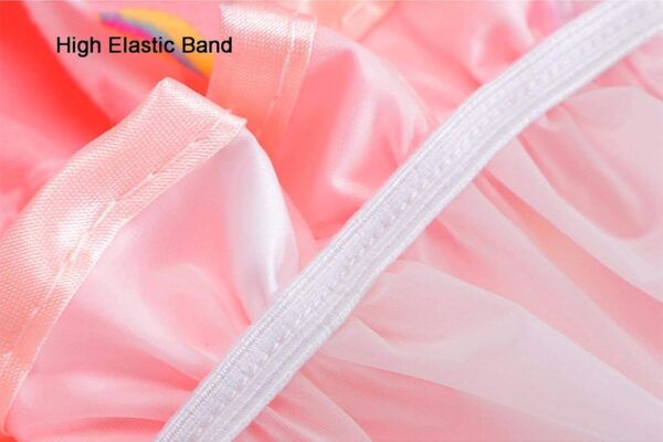 2 Pcs Bath Caps Elastic Band Double Layers Waterproof Shower Caps With Ruffled Edge Covering Ears Keeping Hair Dry Kitchen Oil-proof Cap for Girls and Women