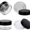 61HogDKJWXL._AC_SL1500_.jpg Sample Pots for Cosmetics, 10 PCS 10Gram Cosmetic Containers, Make up Pots, Mini Jars With Lids, Clear Round Plastic Jars, BPA Free Pot Jars for Travel Storage Makeup Beauty Products Face Creams