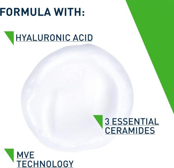 CeraVe Hydrating Cleanser for Normal to Dry Skin with Hyaluronic Acid and 3 Essential Ceramides